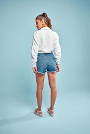 Bella Wave Denim Short - New Collection Desire Denim 
